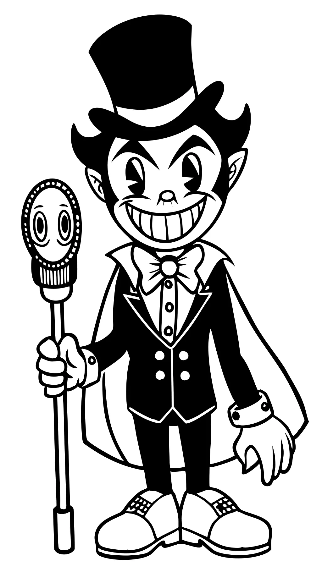 Alastor Hazbin Hotel Coloring Pages